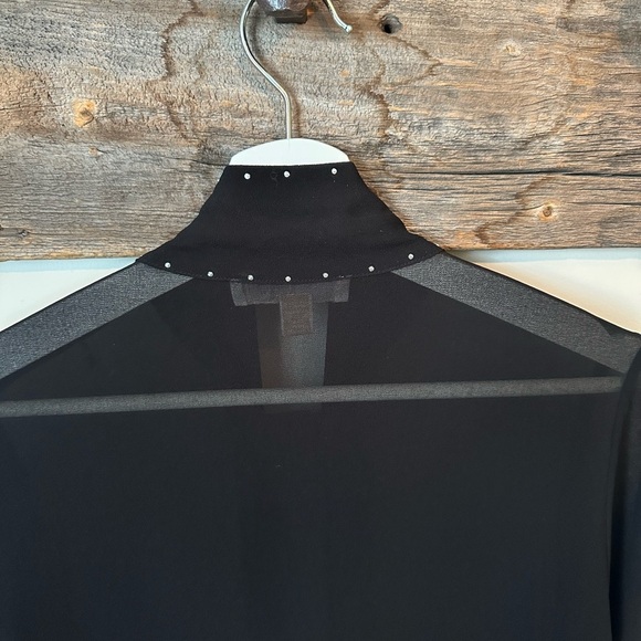 MICHAEL MICHAEL KORS Chiffon Tie-Neck Blouse - S - Picture 8 of 11